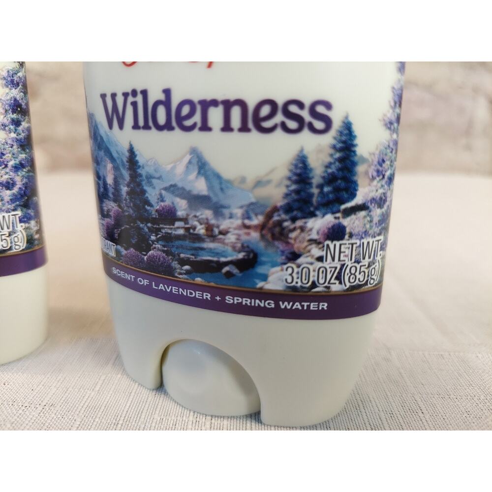 Old Spice Deodorant Wilderness no Aluminum Smooth Glide Lavender Spring Water 3 - Picture 2 of 3